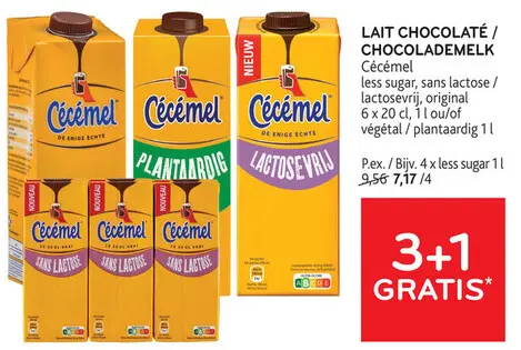 Offre: Lait chocolaté / chocolademelk