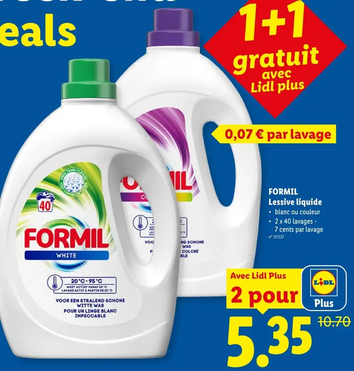 Offre: Lessive liquide