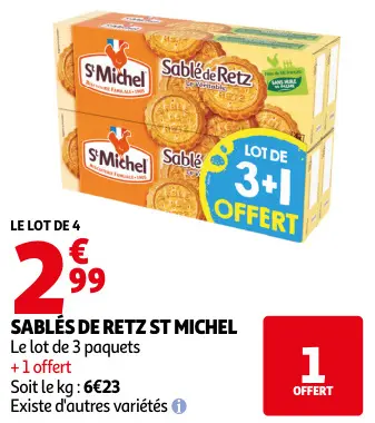 Promotie: Sablés de retz