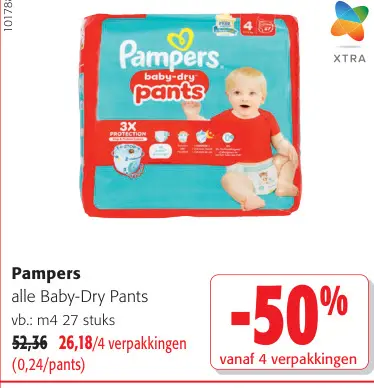 Promotie: Baby-Dry Pants
