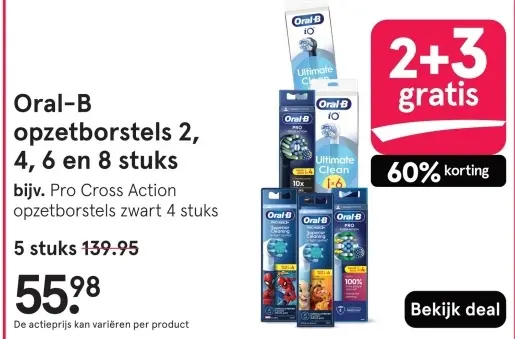 Aanbieding: Oral-B opzetborstels