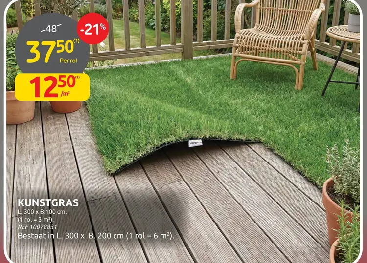 Promotie: Kunstgras
