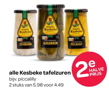 Aanbieding: alle Kesbeke tafelzuren