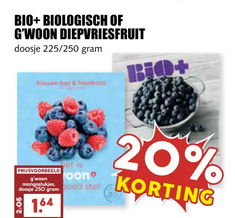 Aanbieding: Diepvriesfruit