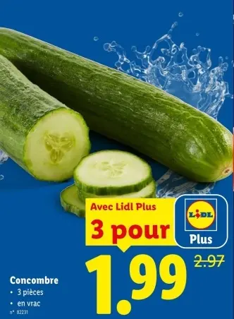 Offre: Concombre