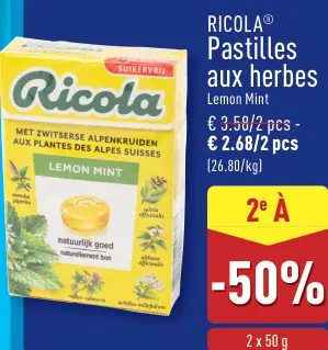 Offre: Pastilles aux herbes