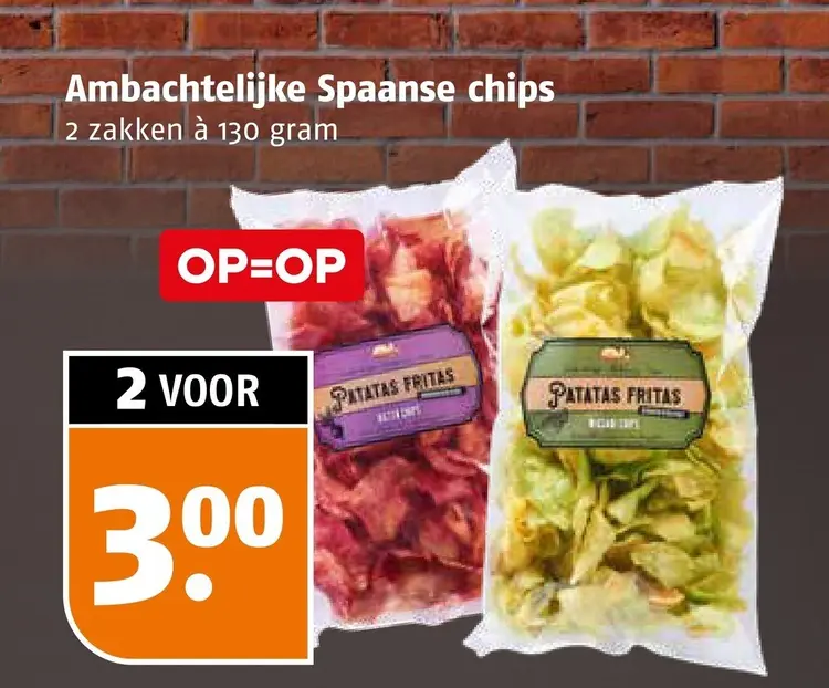 Aanbieding: Ambachtelijke Spaanse chips
