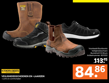 Aanbieding: Buckbootz Veiligheidsschoen Buckshot2 S3 Brui