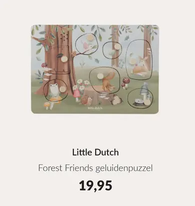 Aanbieding: Forest Friends geluidenpuzzel