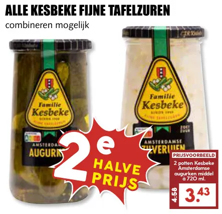 Aanbieding: Alle Kesbeke fijne tafelzuren