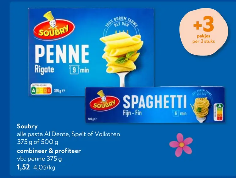 Promotie: Alle pasta Al Dente, Spelt of Volkoren