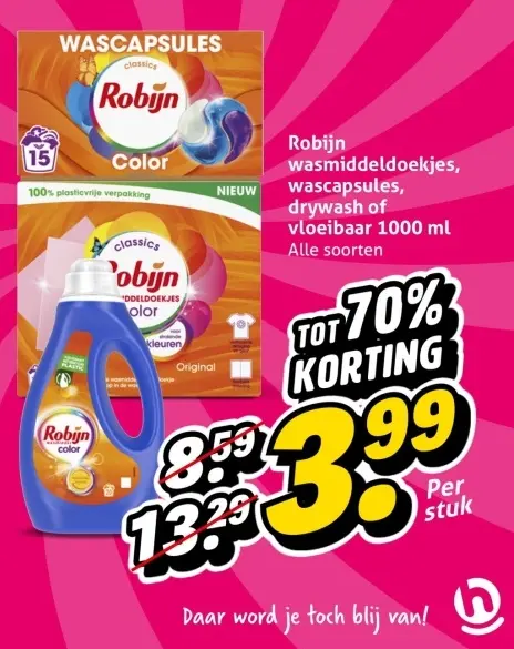 Aanbieding: Wasproducten
