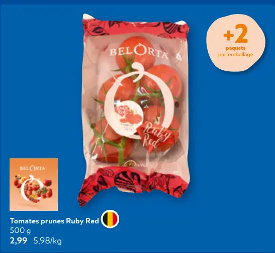 Offre: Tomates prunes Ruby Red