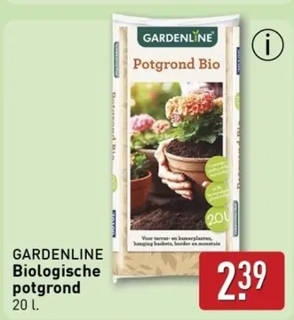 Aanbieding: GARDENLINE Biologische potgrond