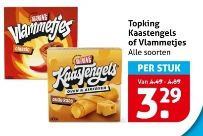 Aanbieding: Kaastengels of Vlammetjes