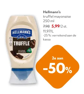 Promotie: truffel mayonaise