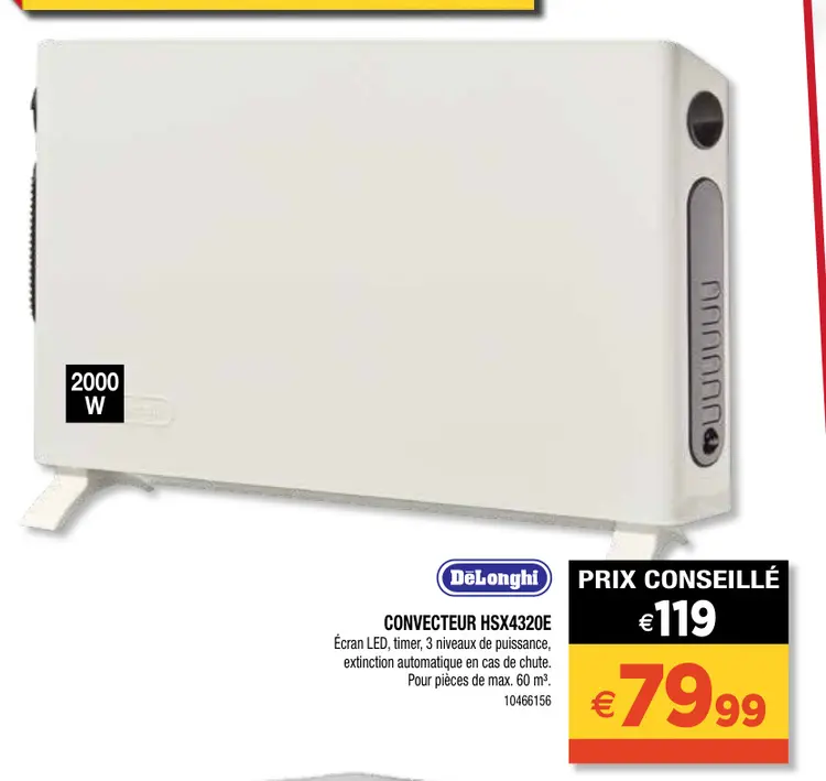 Aanbieding: Convecteur hsx4320e