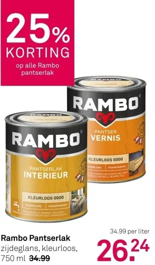 Aanbieding: Pantserlak