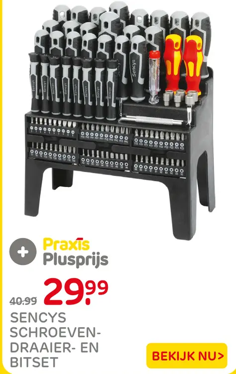 Aanbieding: Schroevendraaier- en bitset