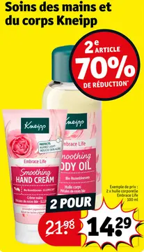 Offre: Soins des mains et du corps