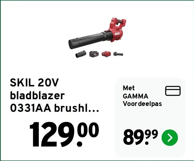 Aanbieding: 20V bladblazer 0331AA brushless