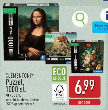 Promotie: CLEMENTONI® Puzzel