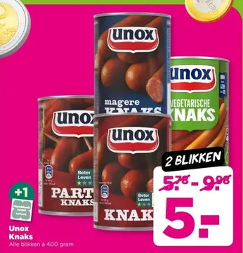 Aanbieding: Unox Knaks