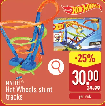 Promotie: Hot Wheels stunt tracks