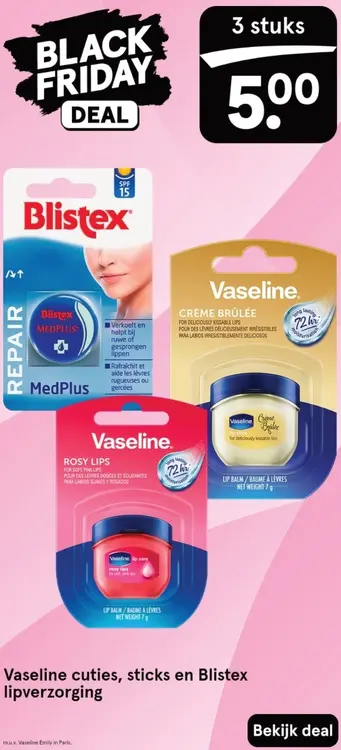 Aanbieding: Cuties, sticks en Blistex lipverzorging