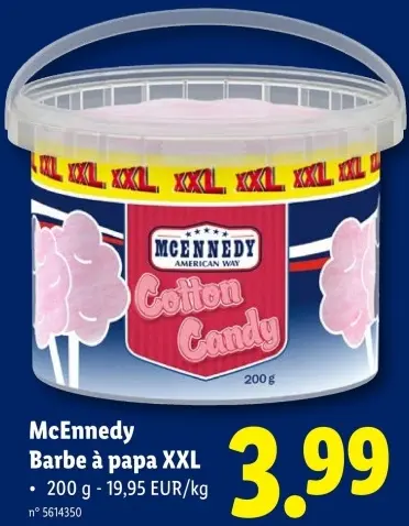 Offre: Barbe à papa XXL