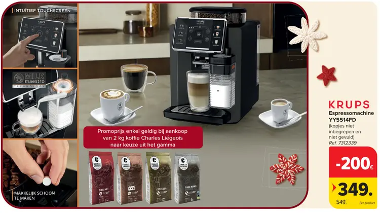 Promotie: Espressomachine YY5514FD