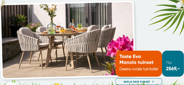 Aanbieding: Taste Eva Manolo tuinset