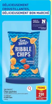 Offre: Chips gaufrées
