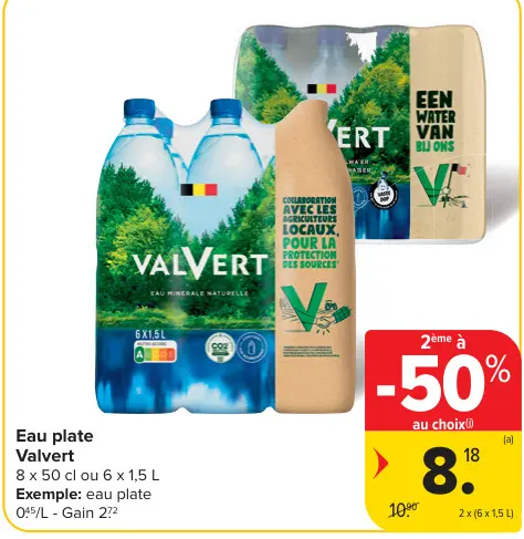 Offre: Eau plate