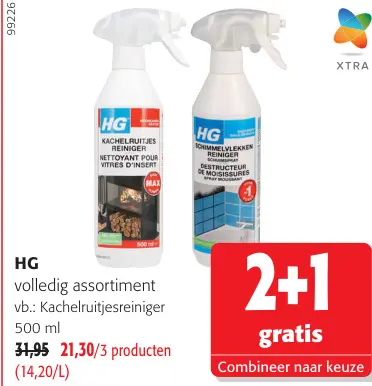 Promotie: HG volledig assortiment