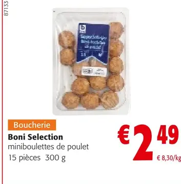 Offre: Boni Selection miniboulettes de poulet