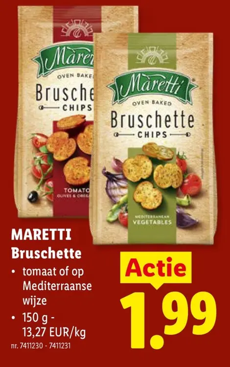 Promotie: Bruschette Chips