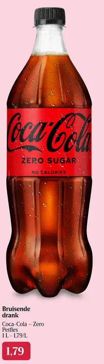 Promotie: Coca-Cola Zero Petfles