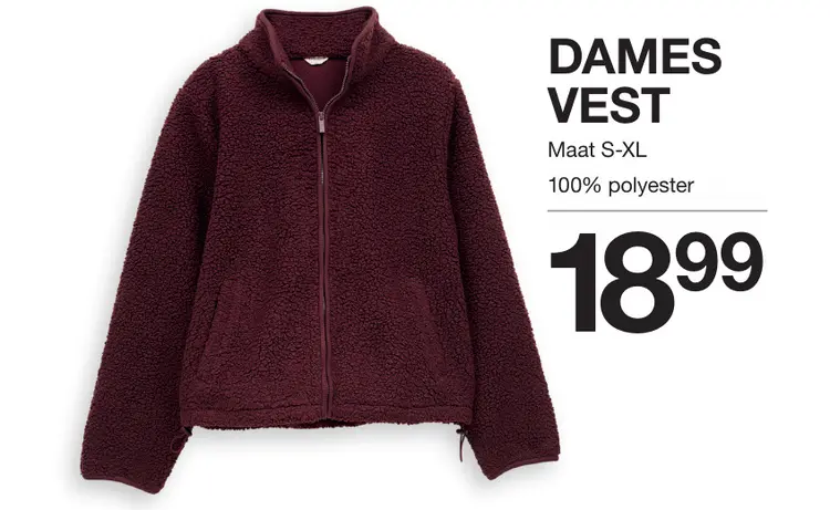 Promotie: Dames vest