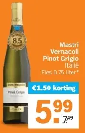 Aanbieding: Mastri Vernacoli Pinot Grigio