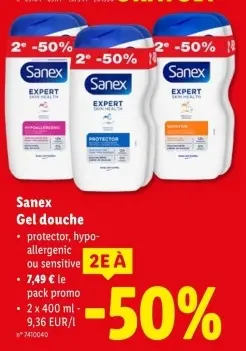 Offre: Gel douche