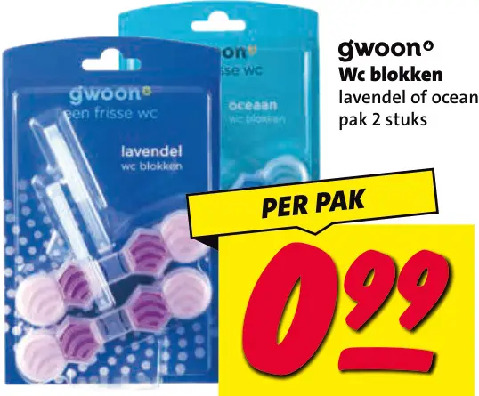 Aanbieding: Wc blokken