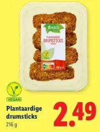 Aanbieding: Plantaardige drumsticks