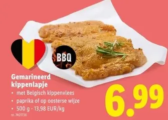 Promotie: Gemarineerd kippenlapje