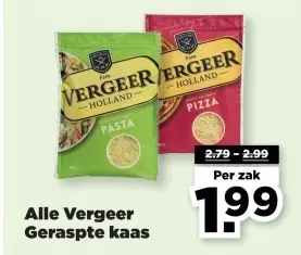 Aanbieding: Vergeer Geraspte kaas