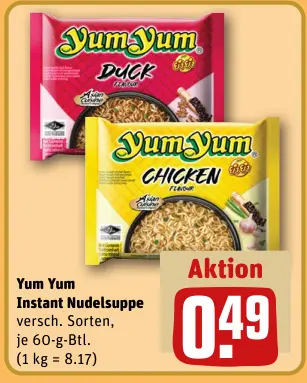 Aanbieding: Instant Nudelsuppe