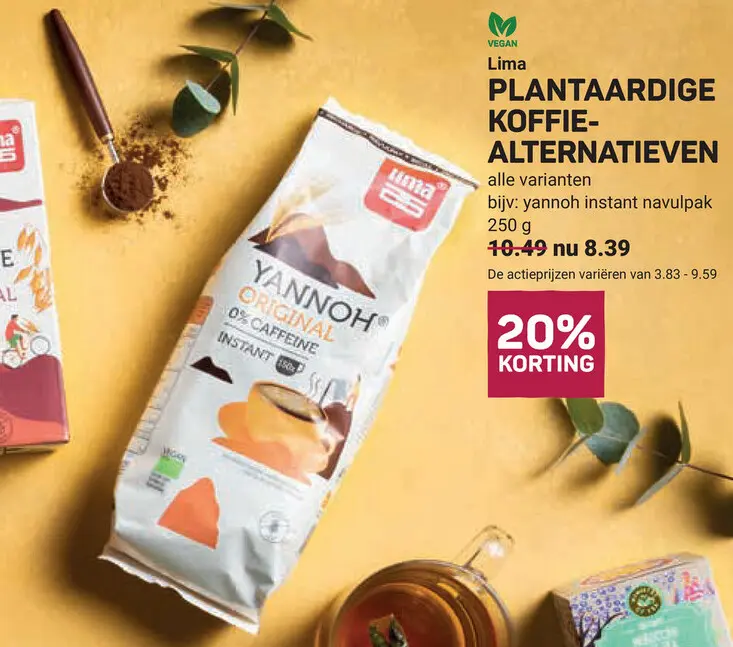 Aanbieding: Plantaardige koffie-alternatieven