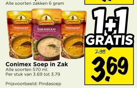 Aanbieding: Soep in Zak