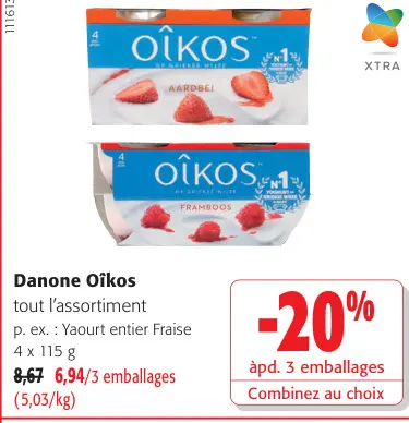 Offre: Danone Oîkos