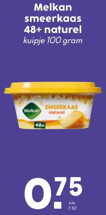 Aanbieding: Smeerkaas 48+ naturel